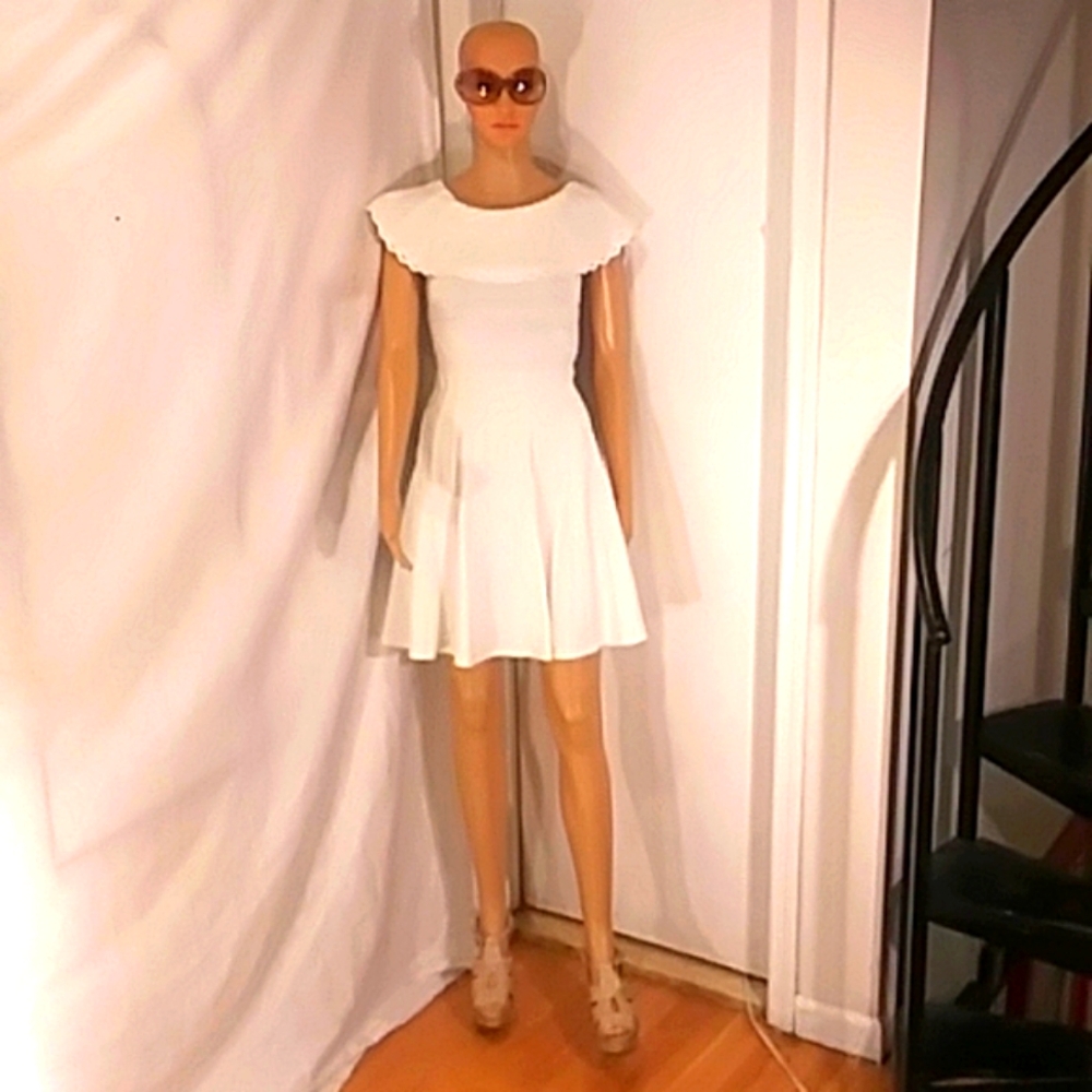 🔥 NWOT Ted Baker Ivory Skater dress